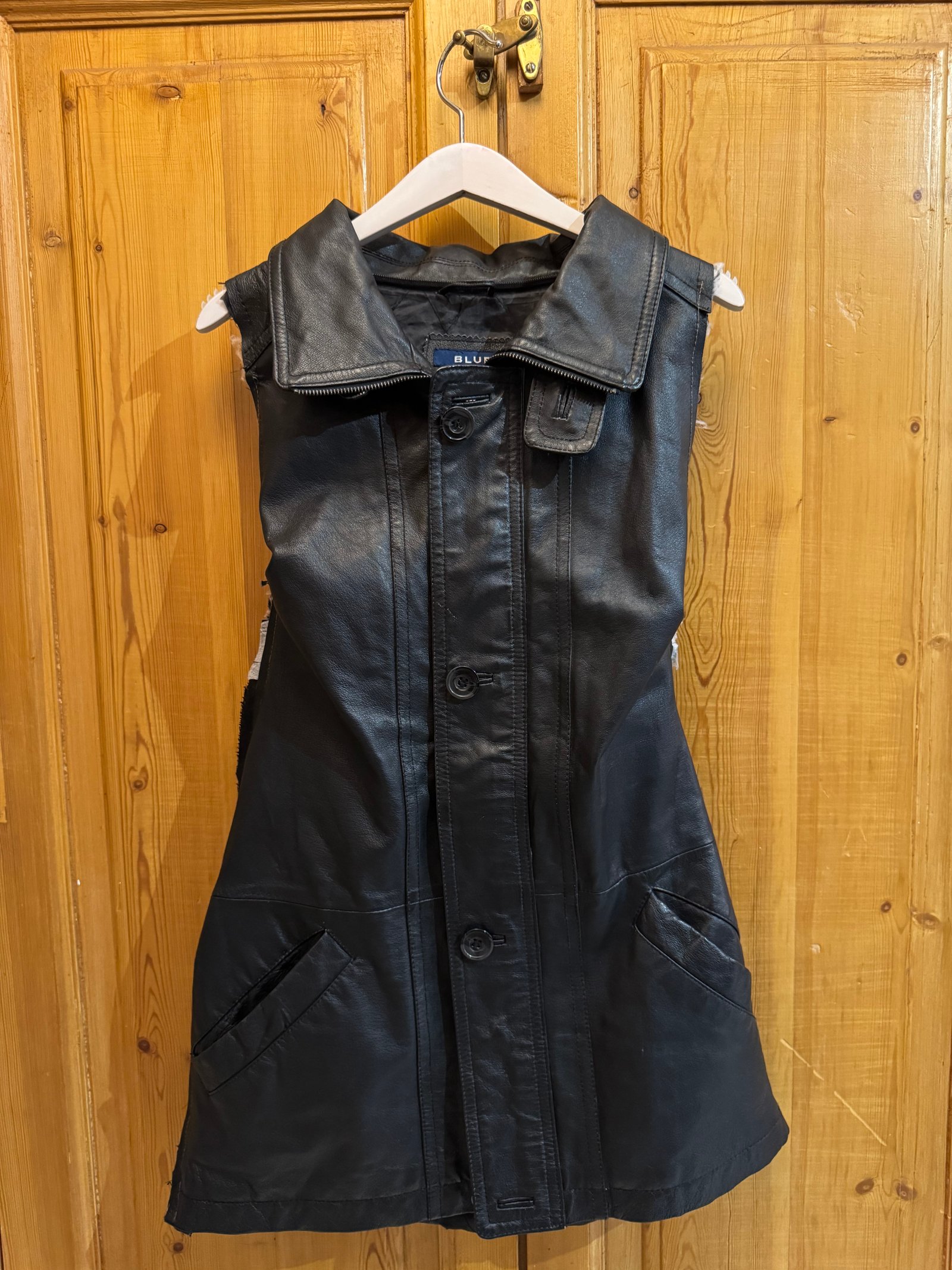 Leather dress