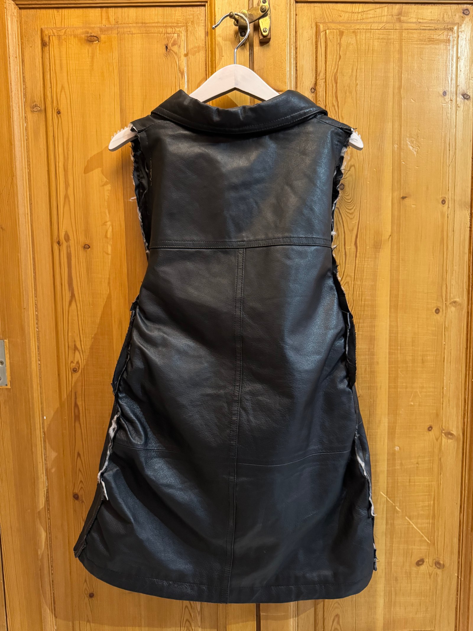 Leather dress