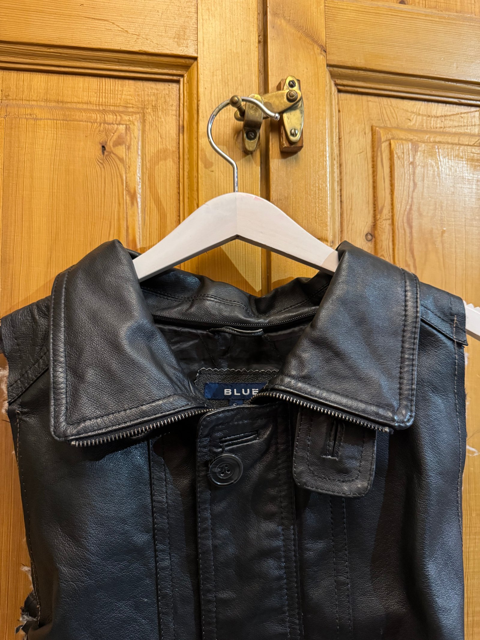 Leather dress